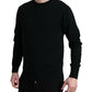 Dolce & Gabbana Stunning Black Wool Sweater