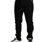 Dolce & Gabbana Elegant Black Cotton Blend Jogger Pants