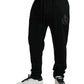 Dolce & Gabbana Elegant Black Cotton Jogger Pants