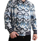 Dolce & Gabbana Multicolor Silk Bomber Jacket - Classic Elegance