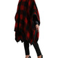 Dolce & Gabbana Elegant Buffalo Check Poncho Jacket