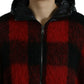 Dolce & Gabbana Elegant Buffalo Check Poncho Jacket