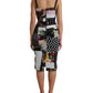 Dolce & Gabbana Elegant Patchwork Silk Midi Dress