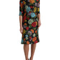 Dolce & Gabbana Elegant Floral Embroidered Pencil Dress