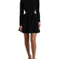 Dolce & Gabbana Elegant Cut Out A-Line Mini Dress