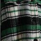 Dolce & Gabbana Elegant Green Plaid Long Coat