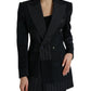 Dolce & Gabbana Elegant Striped Virgin Wool Blazer