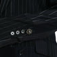 Dolce & Gabbana Elegant Striped Virgin Wool Blazer