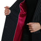 Dolce & Gabbana Elegant Striped Virgin Wool Blazer