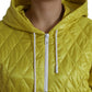 Dolce & Gabbana Radiant Yellow Hooded Jacket