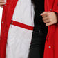 Dolce & Gabbana Elegant Red Long Sleeve Jacket