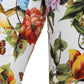 Dolce & Gabbana Floral High Waist Cropped Fashion Pants