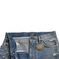 Dolce & Gabbana High Waist Embellished Bermuda Denim Shorts