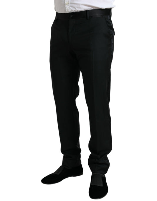 Dolce & Gabbana Elegant Slim Fit Wool Dress Pants