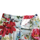 Dolce & Gabbana Floral High Waist Wide Leg Pants