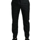 Dolce & Gabbana Elegant Slim Fit Wool Dress Pants