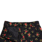 Dolce & Gabbana Elegant High-Waist Floral Tapered Pants