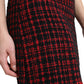 Dolce & Gabbana Tantalizing Tartan High-Waist Mini Skirt