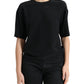 Dolce & Gabbana Elegant Silk Blend Round Neck Blouse