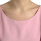 Dolce & Gabbana Chic Pink Bell Sleeve Top