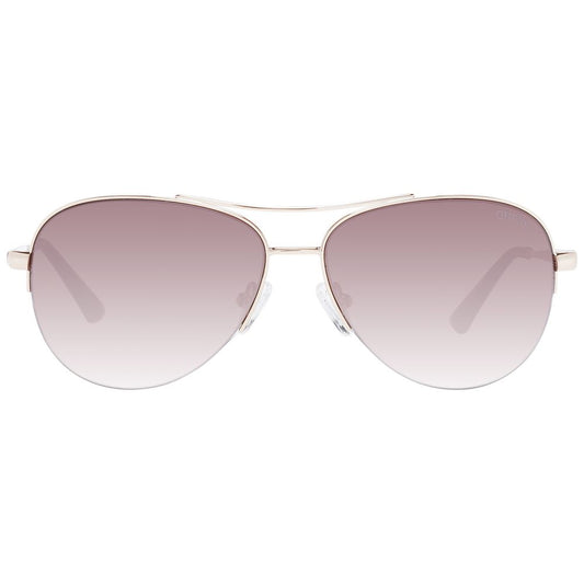 Guess Gold Unisex Sunglasses