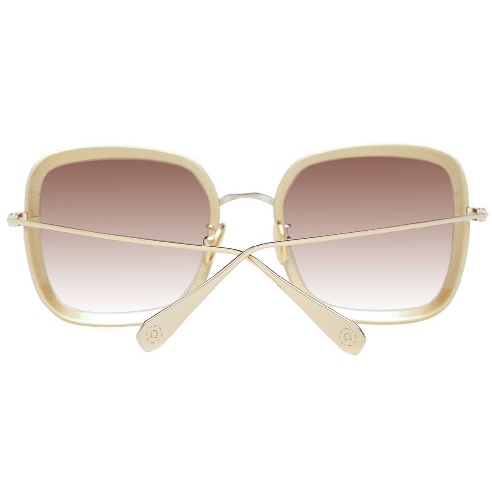 Omega Gold Women Sunglasses