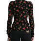 Dolce & Gabbana Elegant Floral Silk Blend Top