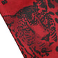 Dolce & Gabbana Elegant Leopard Print Joggers in Red and Black