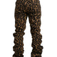 Dolce & Gabbana Chic Leopard Print Jogger Pants