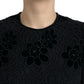 Dolce & Gabbana Elegant Floral Lace Sheath Dress