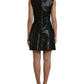 Valentino Elegant Black A-Line Mini Dress