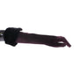 Dolce & Gabbana Elegant Elbow Length Purple Fur Gloves