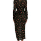 Dolce & Gabbana Elegant Floral Sheath Dress