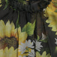 Dolce & Gabbana Elegant Sunflower Silk Maxi Dress