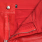 Dolce & Gabbana Elegant High-Waist Stretch Denim in Red