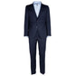 Made in Italy Elegant Wool Suit in Deep Blue