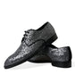 Dolce & Gabbana Exquisite Sequined Derby Dress Shoes