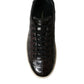 Dolce & Gabbana Elegant Exotic Leather Low-Top Sneakers