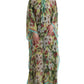 Dolce & Gabbana Elegant Floral Silk Maxi Dress