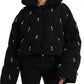 Dolce & Gabbana Elegant Quilted Jacket with Pearl Embellishment