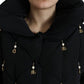 Dolce & Gabbana Elegant Quilted Jacket with Pearl Embellishment