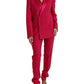 Dolce & Gabbana Elegant Red Slim Fit 3 Piece Martini Suit