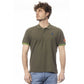 Invicta Green Cotton Men Polo Shirt