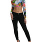 Dolce & Gabbana Floral Elegance Cropped Blouse