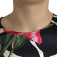 Dolce & Gabbana Elegant Floral Cropped Blouse Top