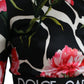 Dolce & Gabbana Elegant Floral Cropped Blouse Top