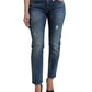 Dolce & Gabbana Chic Boyfriend Mid-Waist Stretch Jeans