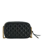 Versace Elegant Small Black Leather Crossbody Bag