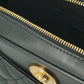 Versace Elegant Small Black Leather Crossbody Bag