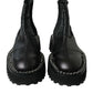 Dolce & Gabbana Elegant Black Chelsea Slip-On Boots